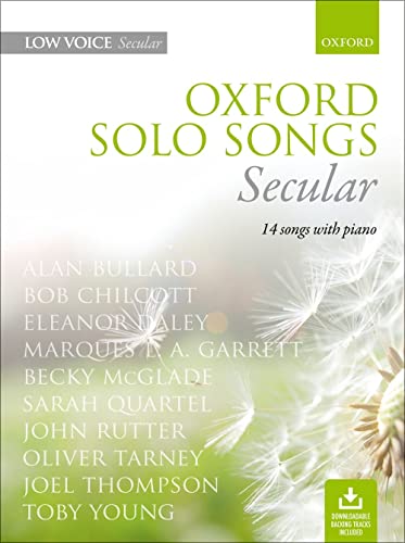 Secular: 14 Songs With Piano (Oxford Solo Songs) von Oxford University Press